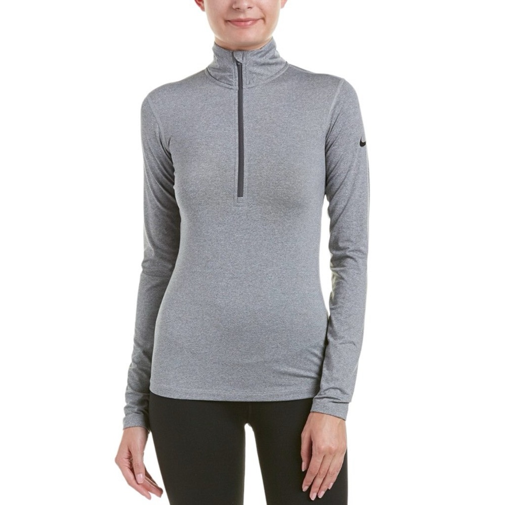 Nike Pro Dri-Fit Half Zip Grey Pullover Size Small